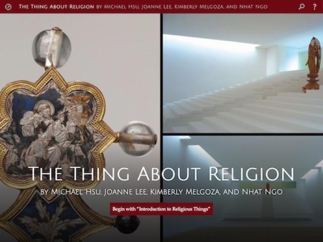 Screenshot of the The Thing About Religion presentation